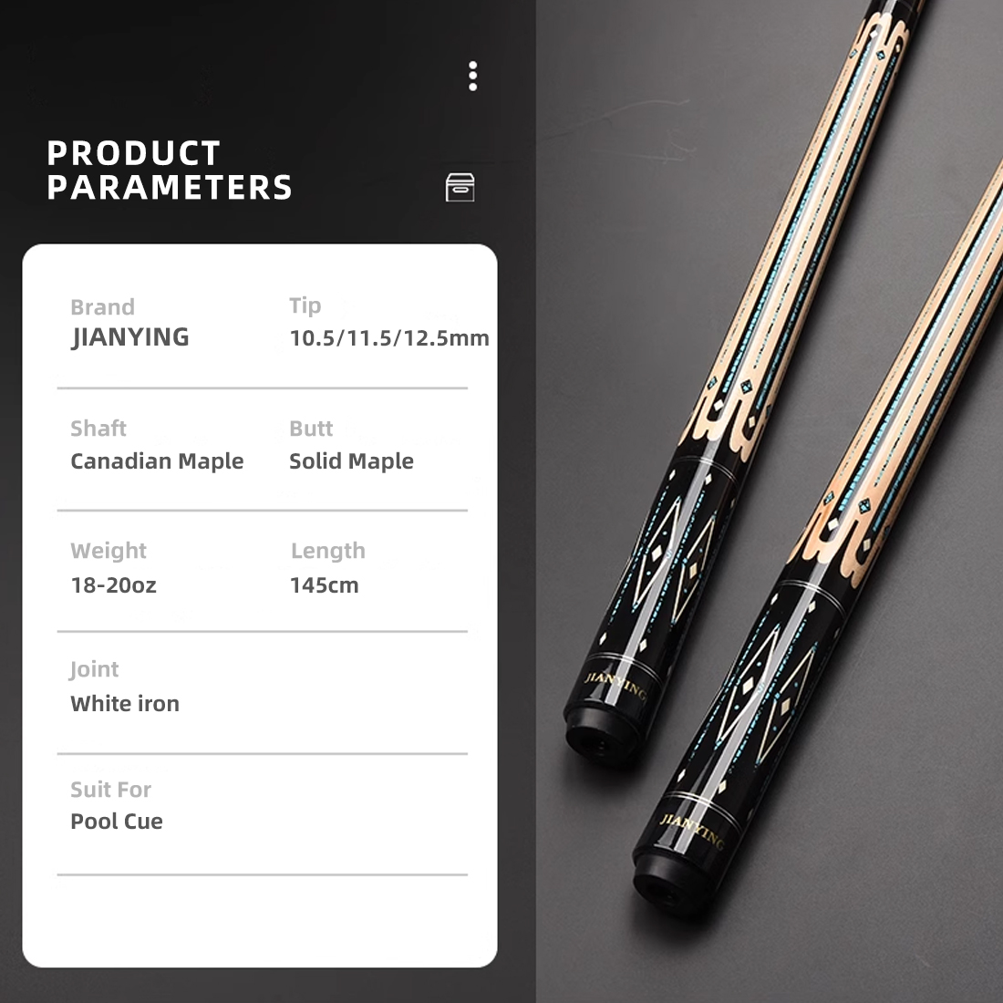 Jianying Pool Cue Stick, Billi - Centerpiece Stick ulasan dan harga
