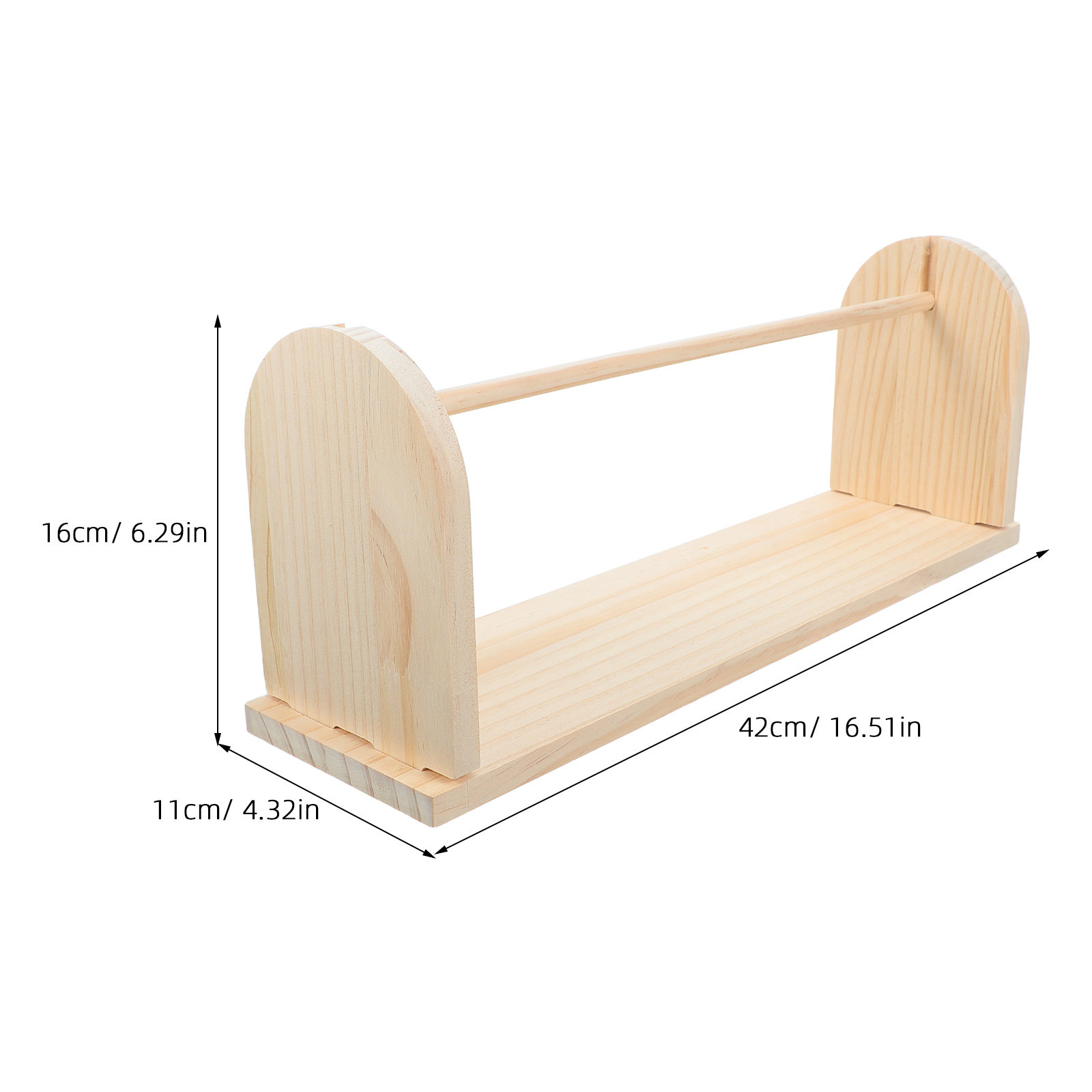 Wooden Tabletop Paper Roll Hol - Papercraft Supply Ribbon ulasan dan harga