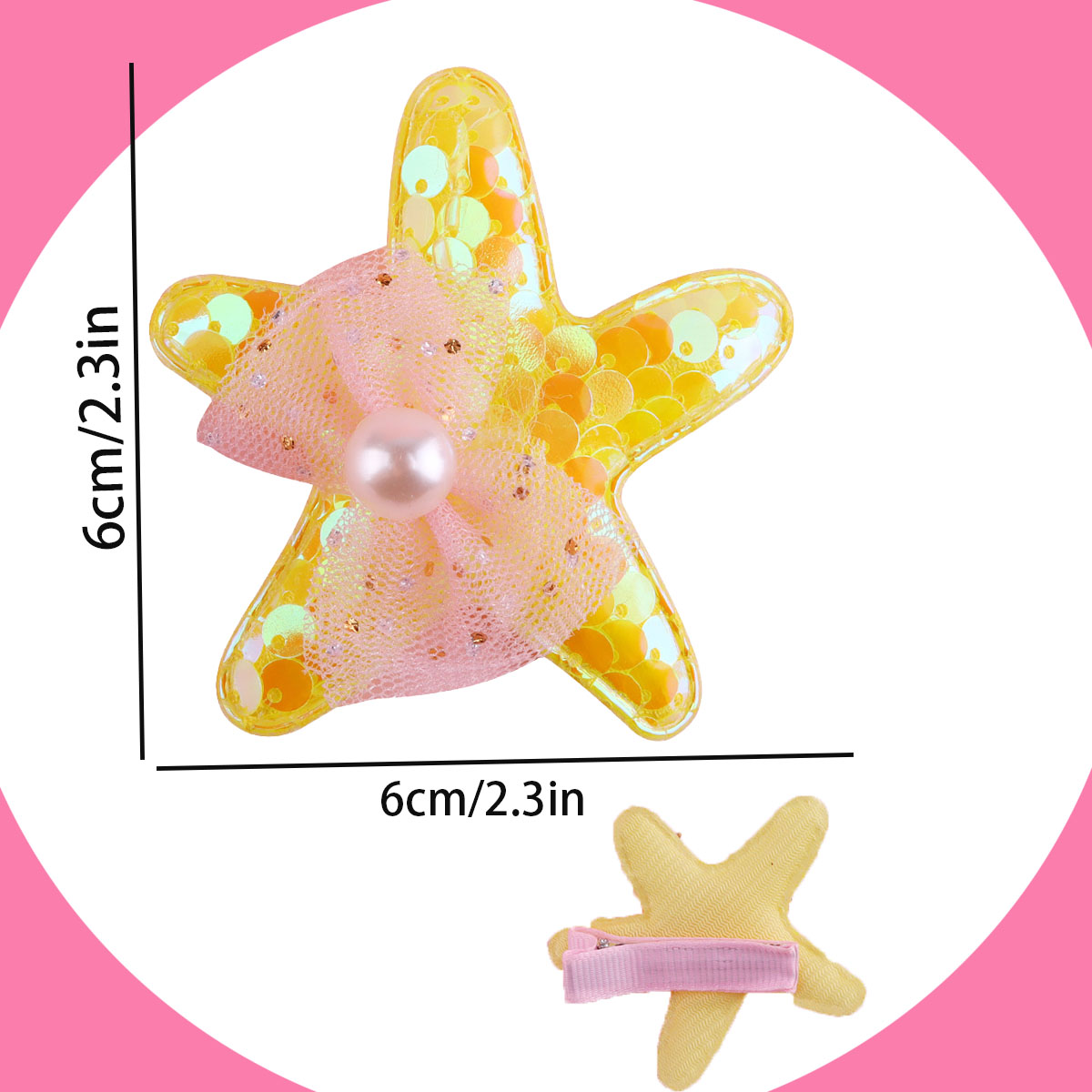 1/7PCS Mermaid Sequins Starfis - Glitter Tablecloth ulasan dan harga