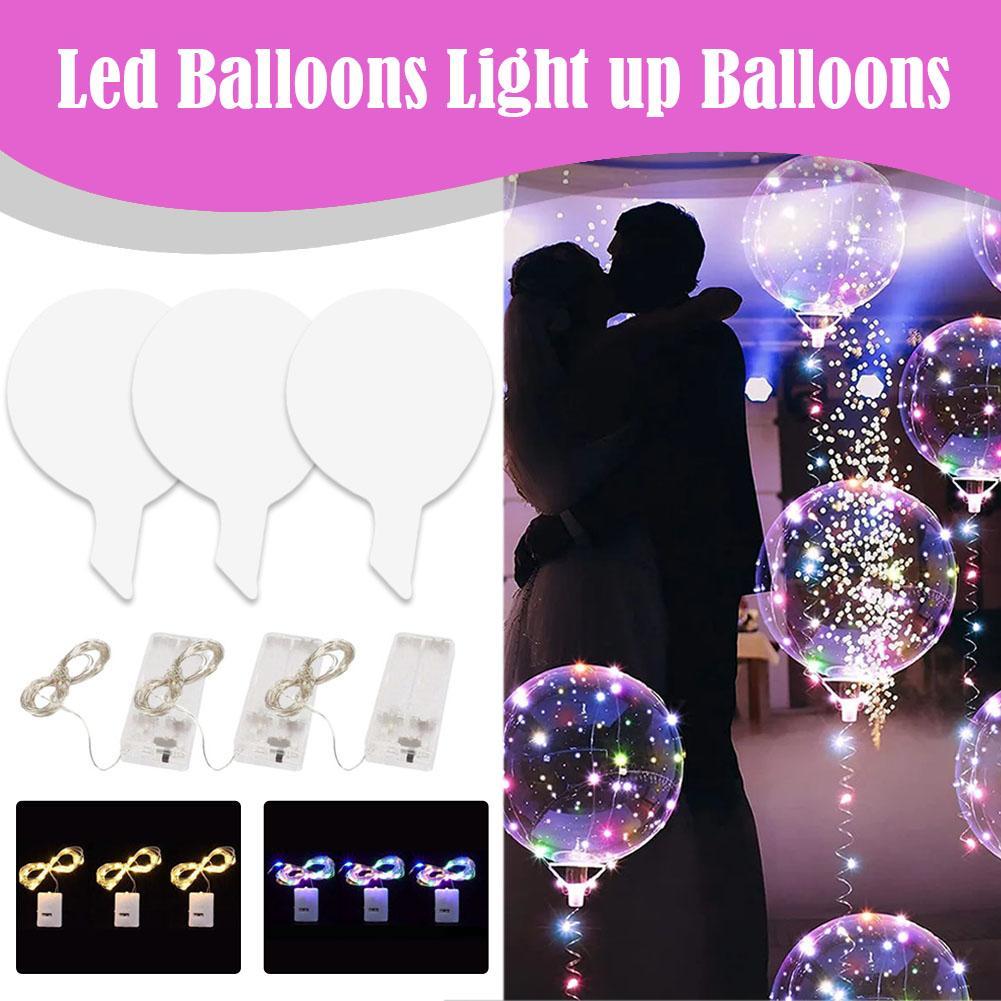 3 Pcs Led Balloons Light Up Ba - Led Balloon Light ulasan dan harga