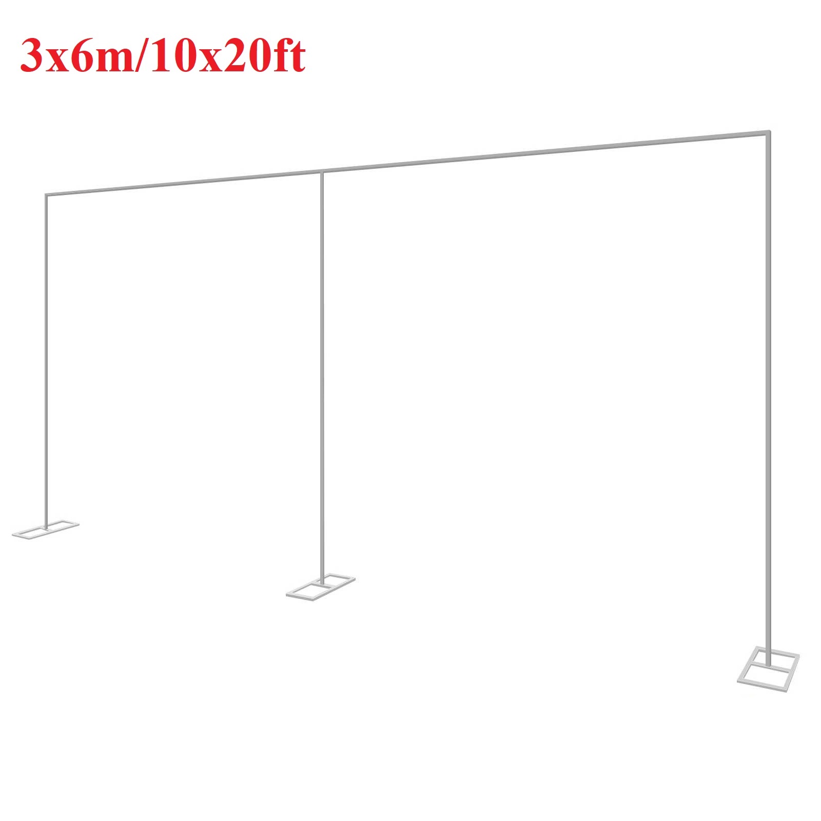 3x6m/10x20ft Metal Wedding Arc - Balloon Arch Kit ulasan dan harga