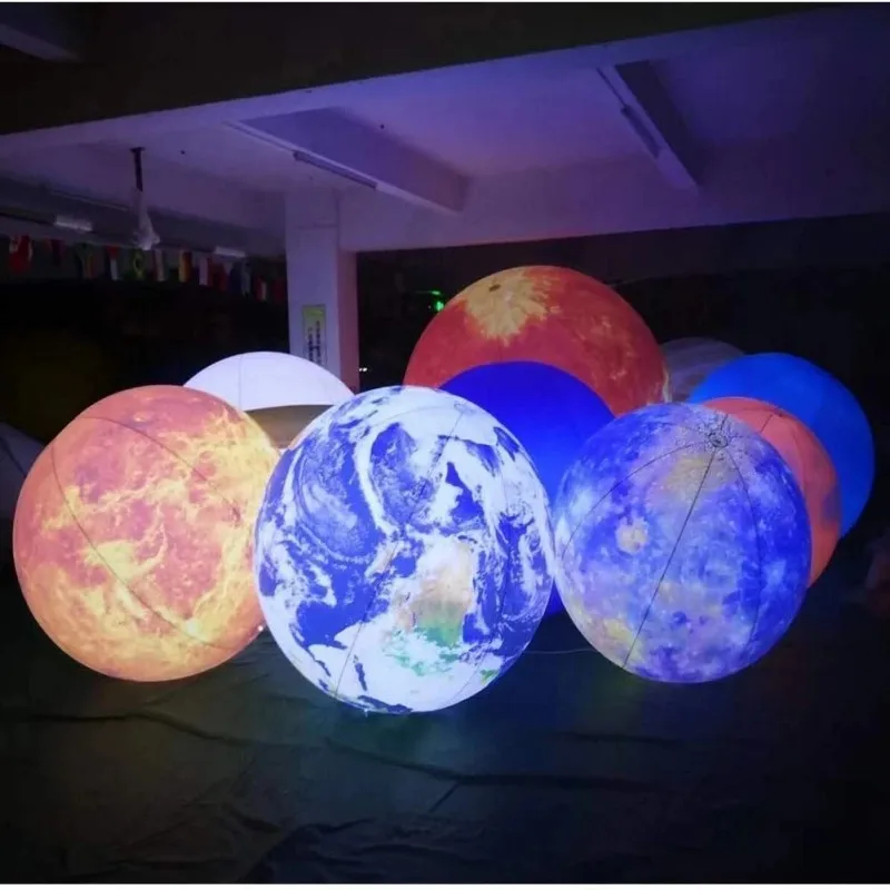 Giant Inflatable Blue Moon Bal - Led Balloon Light ulasan dan harga