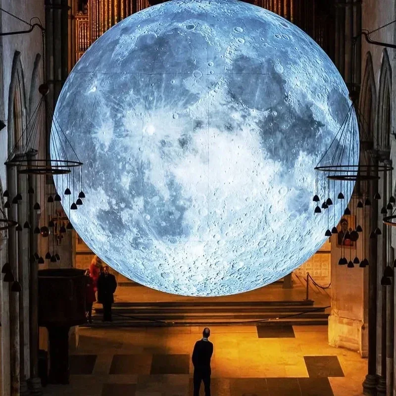 Giant Inflatable Blue Moon Bal - Led Balloon Light ulasan dan harga